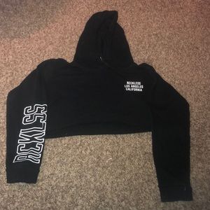 Reckless Los Angeles California Cropped Sweatshirt